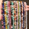 Irregular Crystal Loose Beads Wholesale Amethyst, Purple Agate, Rose Quartz
