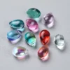 200pcs Teardrop Shaped Glass Beads for Jewelry Making Assorted Colors Beads 3