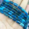 812mm Blue Apatite Column Beads Wholesale  (1)