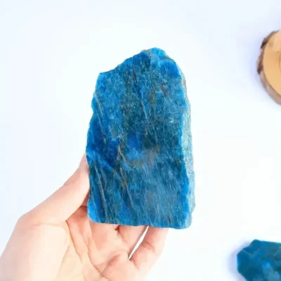 Blue Apatite Crystal Slice Wholesale 3
