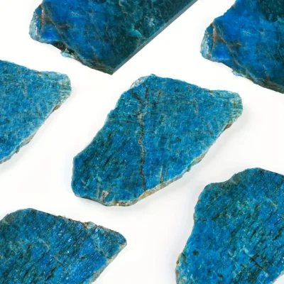 Blue Apatite Crystal Slice Wholesale 4