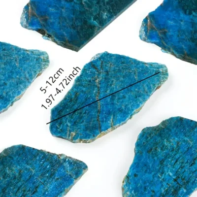 Blue Apatite Crystal Slice Wholesale 6