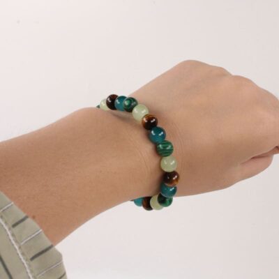 8mm Aventurine Tiger Eye Round Crystal Bracelet for Rich 6