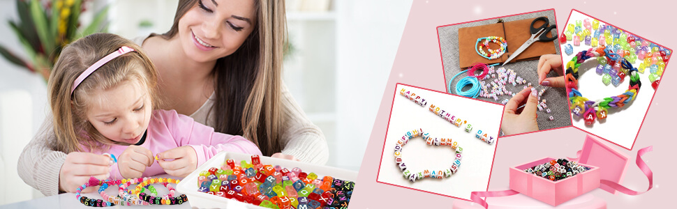 100Pcs Acrylic Number Beads Alphabet Beads Wholesale show