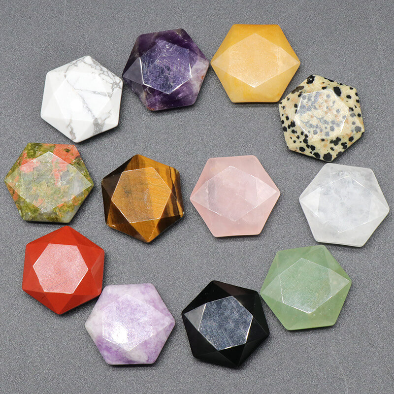 1Pcs Star of David Crystal Semi Precious Gemstone Wholesale show