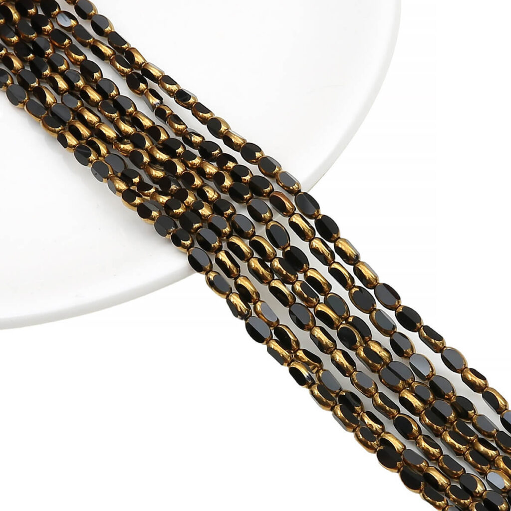4mm Faceted Glass Beads Oval for DIY Jewelry Making - Afbeelding 7