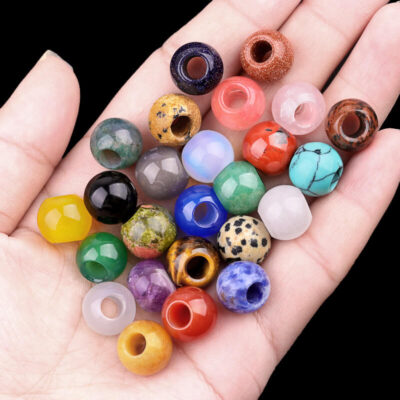 5mm Large Hole Gemstone Beads Wholesale