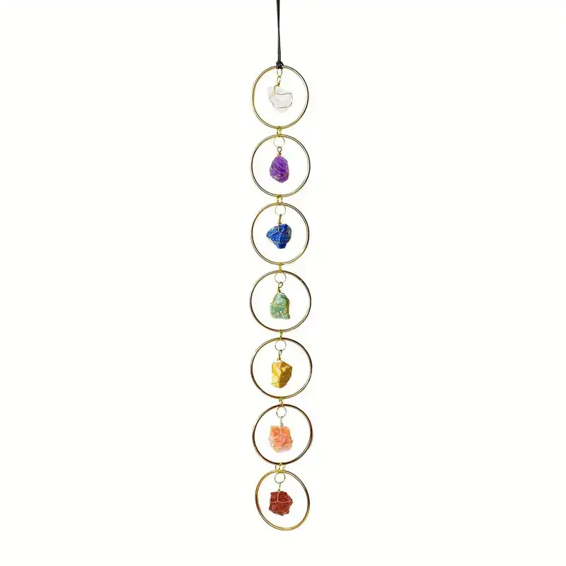 7 Chakra Gemstone Raw Crystal Home Wall Decor Bulk
