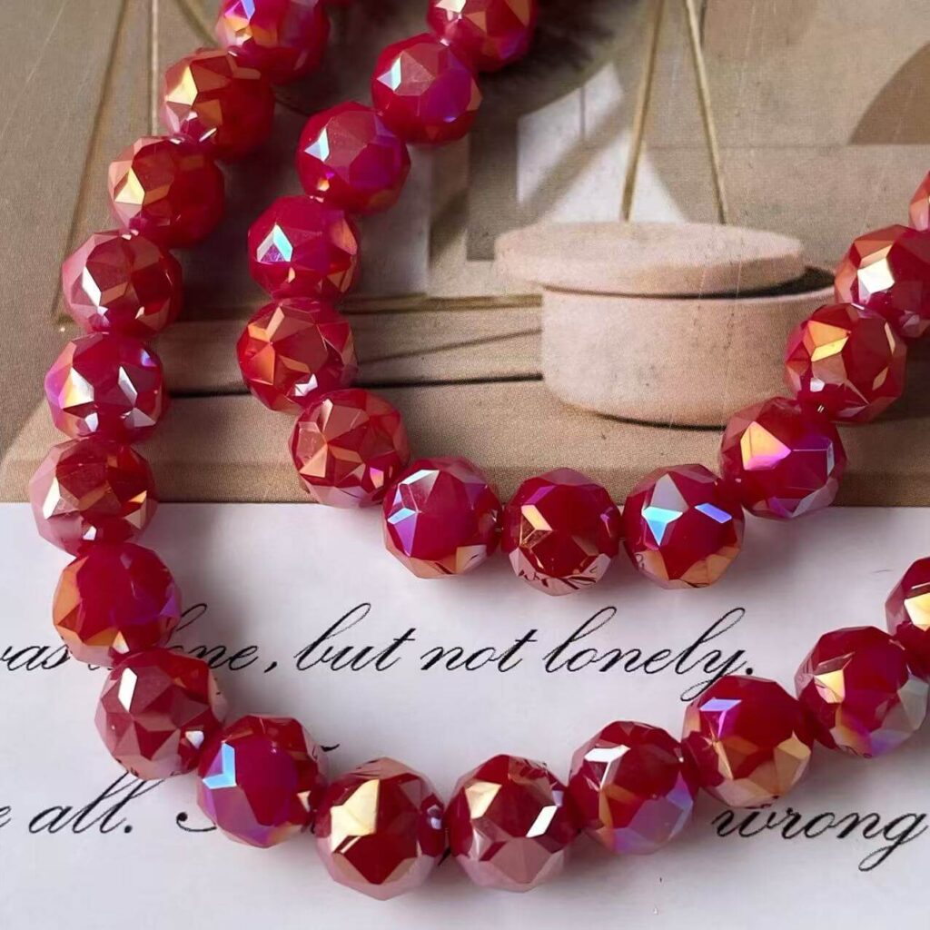 8mm Glass Beads Faceted Round Beads Wholesale - Image 3