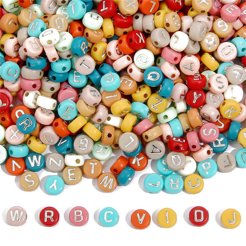 Acrylic Number Beads Alphabet Beads Wholesale 15