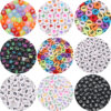 100Pcs Acrylic Number Beads Alphabet Beads Wholesale
