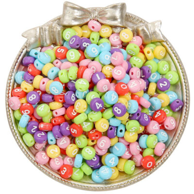 Acrylic Number Beads Alphabet Beads Wholesale 20