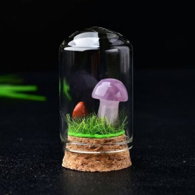 Amethyst Delicate Gem Specimen Crystal Rock Mushrooms