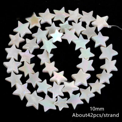 Gradient Natural Heart Star Shell Beads Wholesale 3
