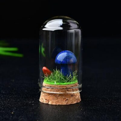 Lapis Lazuli Delicate Gem Specimen Crystal Rock Mushrooms