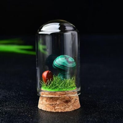 Malachite Delicate Gem Specimen Crystal Rock Mushrooms