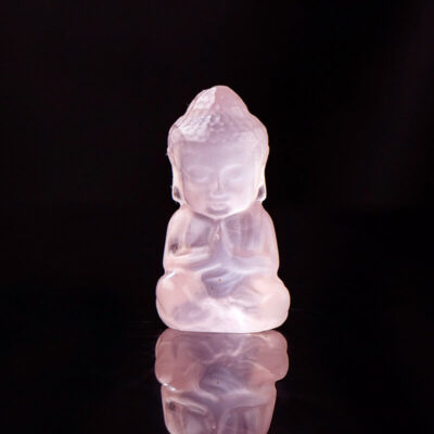 Natural Amethyst Clear Quartz Buddha Crystal Carving Wholesale 5