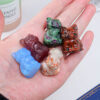 Natural Cat Crystal Carving for Home Decor Grid Stone (1)