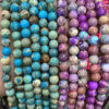 Natural Round Shaped Imperial Jasper Beads Loose Stone Wholesale