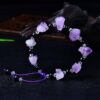 Raw Amethyst Crystal Bracelet Bulk