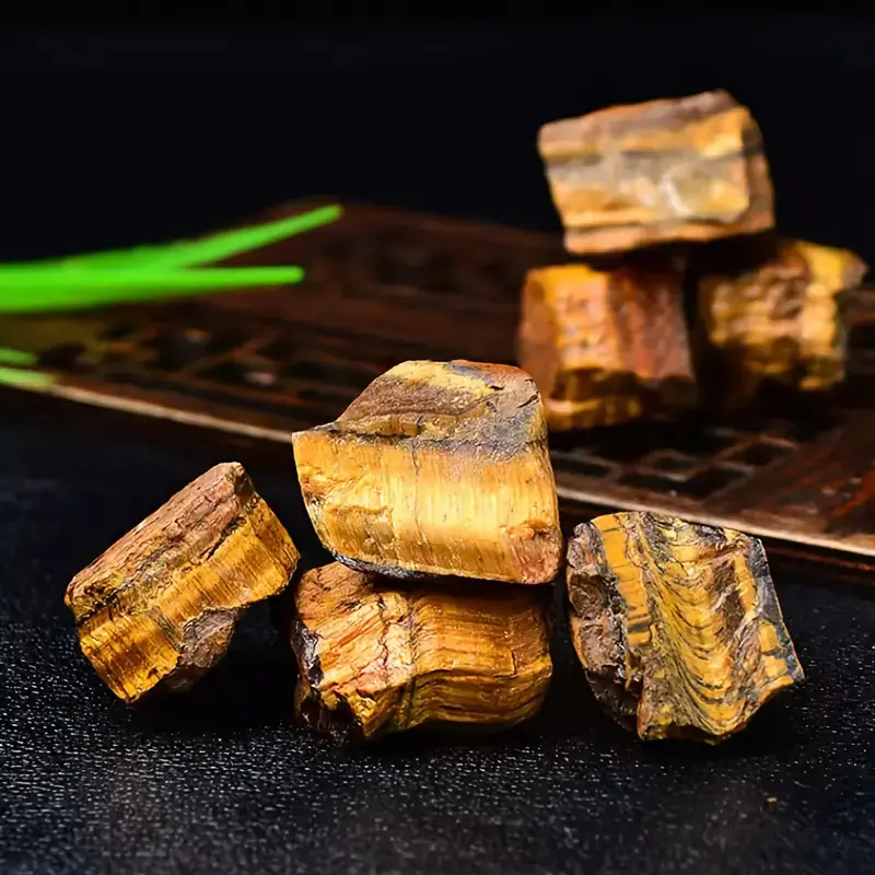 Raw Tiger Eye Quartz Stone Wholesale Meditation Home Decor (1)