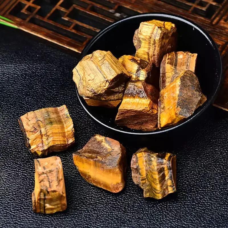 Raw Tiger Eye Quartz Stone Wholesale Meditation Home Decor