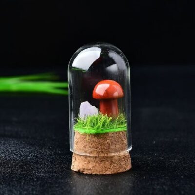 Red Jasper Delicate Gem Specimen Crystal Rock Mushrooms