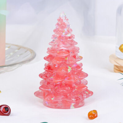 Seven color Natural Crystal Christmas Tree Festival Decoration Gift 1