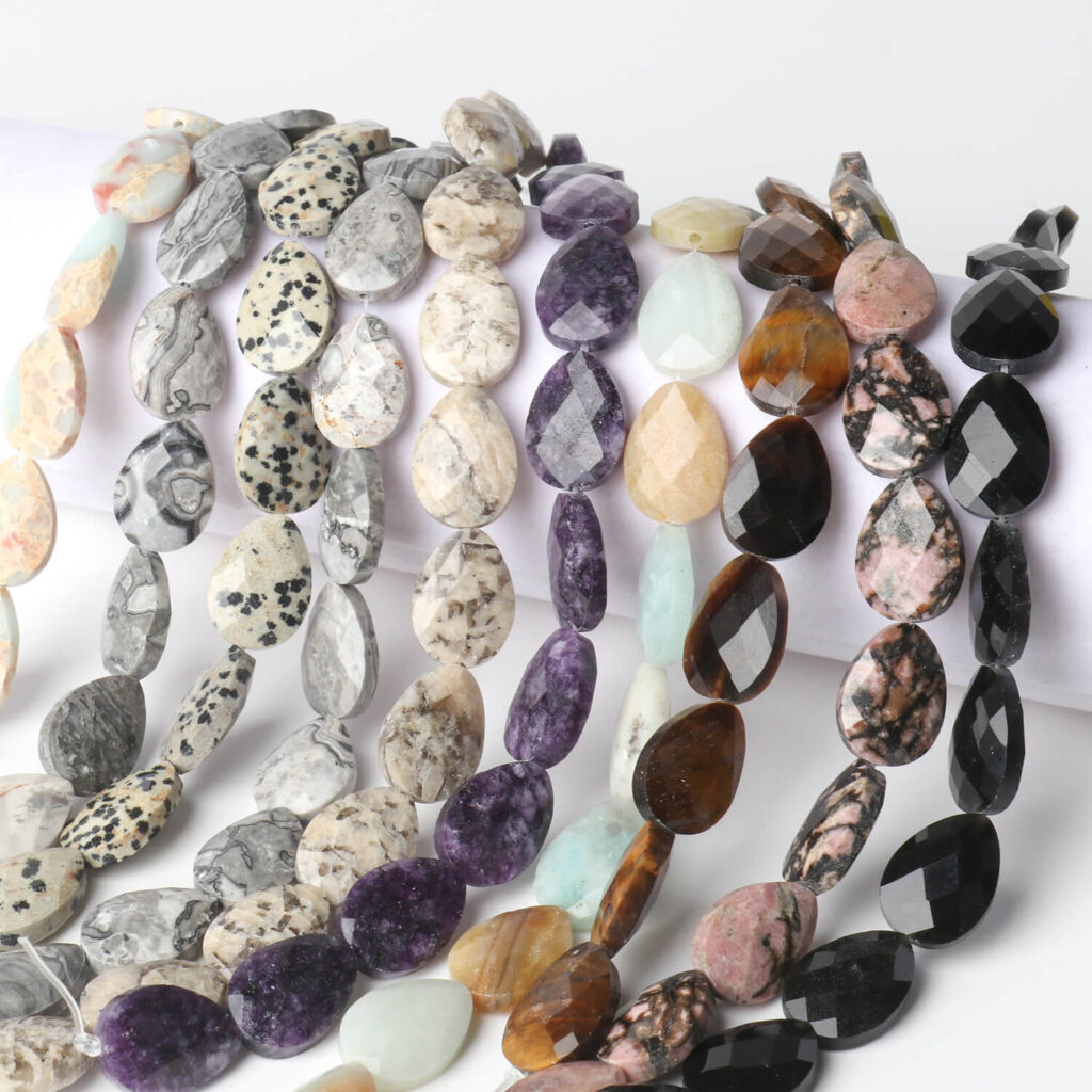 Teardrop Shaped Crystal Beads for Jewelry Making Bulk show