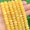 6*10mm Yellow Chalcedony Abacus Beads Wholesale show