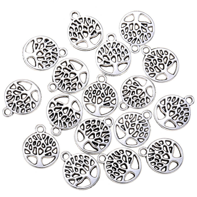 20Pcs Alloy Classic Tree of Life Charms Bulk 2