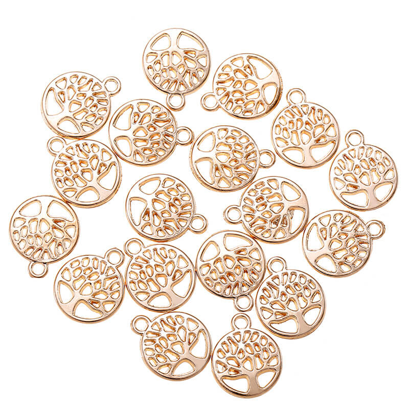 20Pcs Alloy Classic Tree of Life Charms Bulk 4