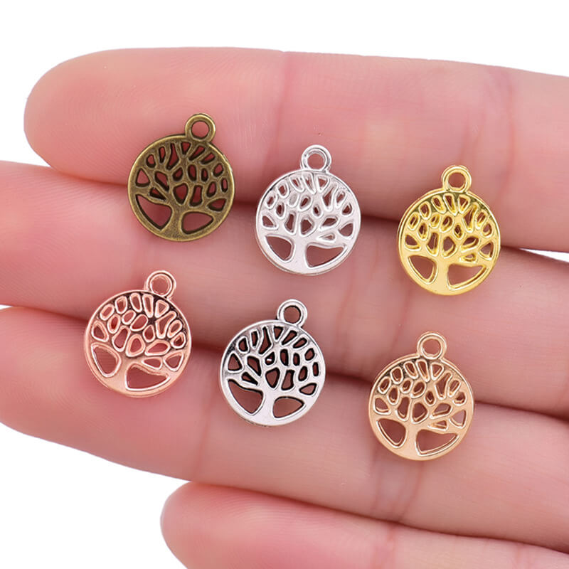 20Pcs Alloy Classic Tree of Life Charms Bulk 5