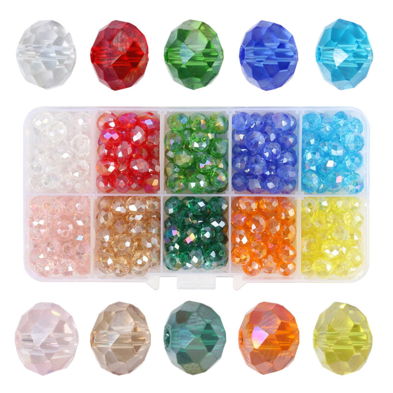 4 8mm Crystal Beads10 Girds Box Set 2