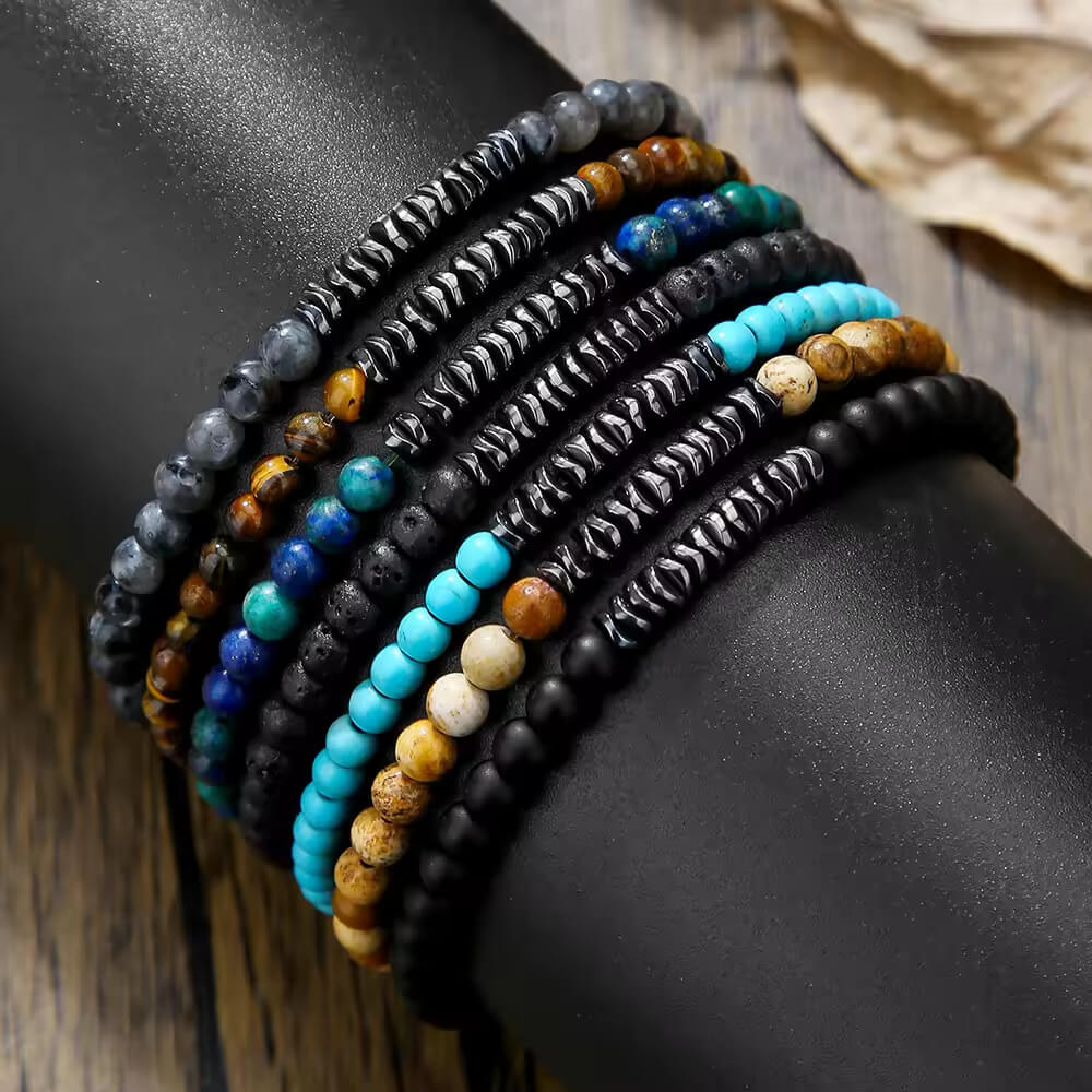 4mm Crystal Bracelets Gemstone Elastic String Wholesale