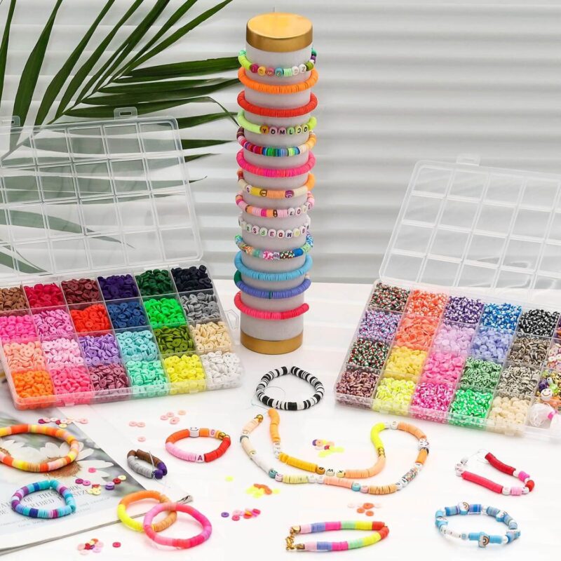 6mm 5000Pcs Clay Beads Box for DIY Jewelry Making 5