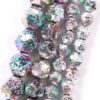 8 Types Dazzling Electroplated Stone Beads Faceted Collection