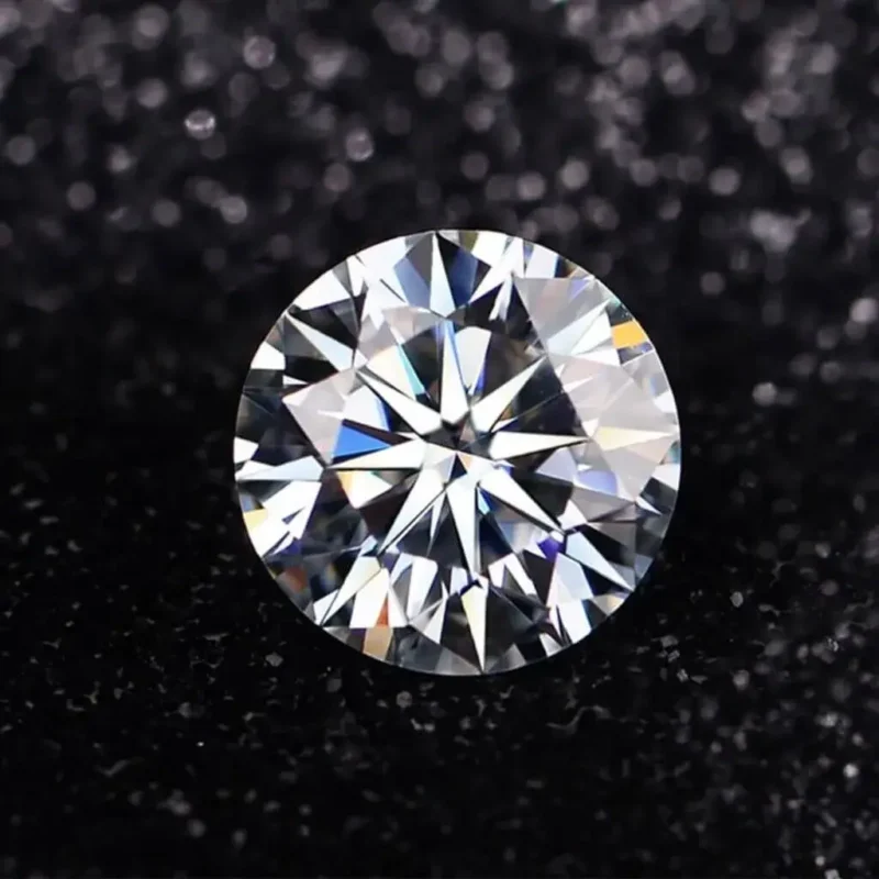 Brilliant Round Cut Diamond Moissanite GRA Certified SHOW