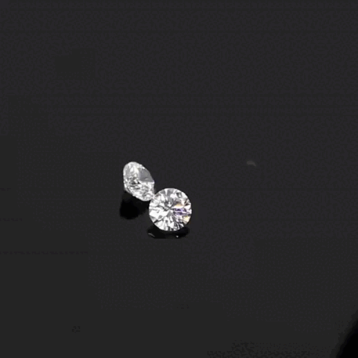 Brilliant Round Cut Diamond Moissanite GRA Certified 1