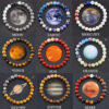 Eight Planets Natural Stone Bracelet Bulk