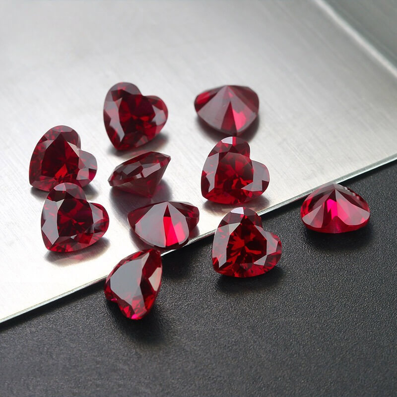 Heart Shaped Ruby Loose Stone