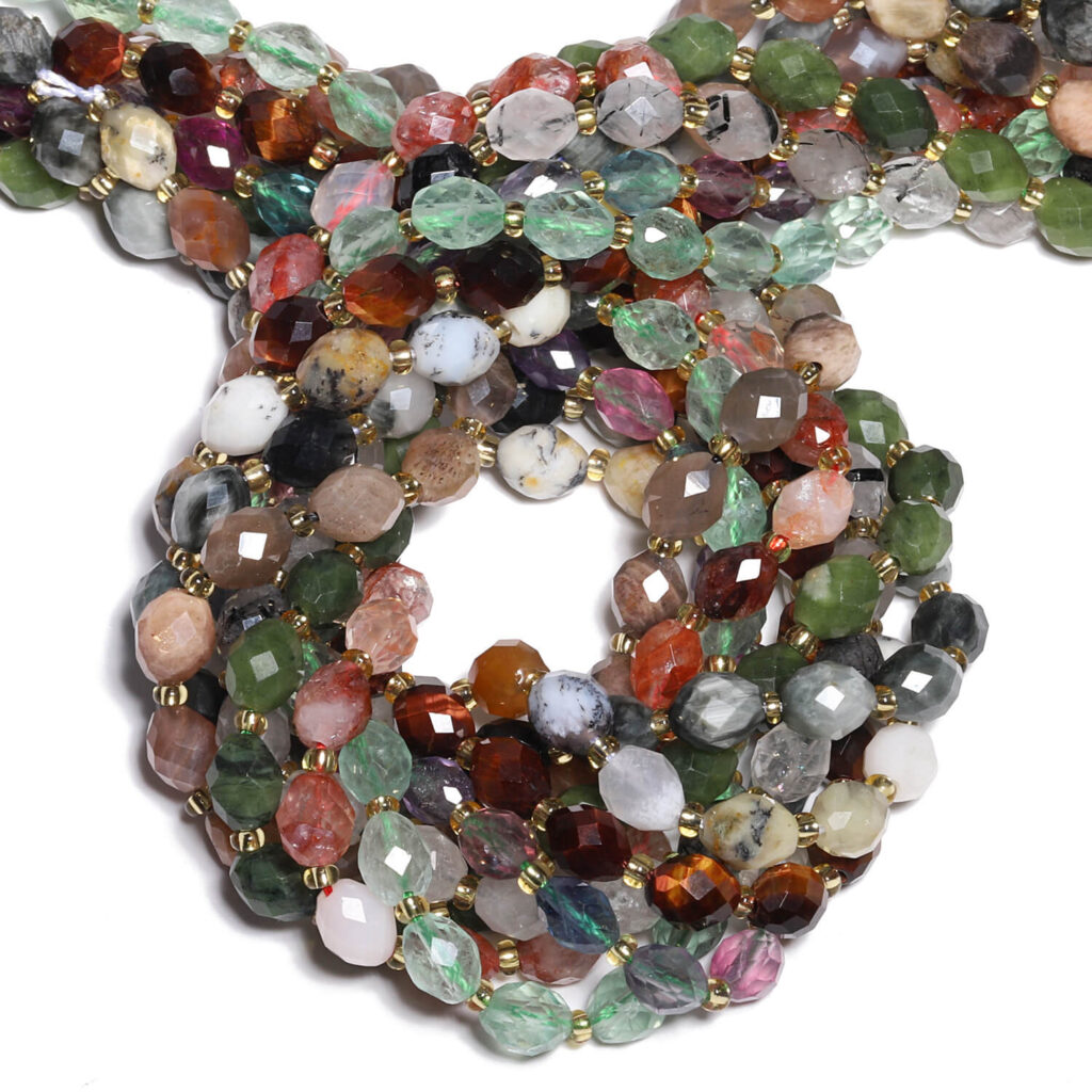 6*8mm Natural Assorted Beads for Jewelry Making Bulk - Image 6