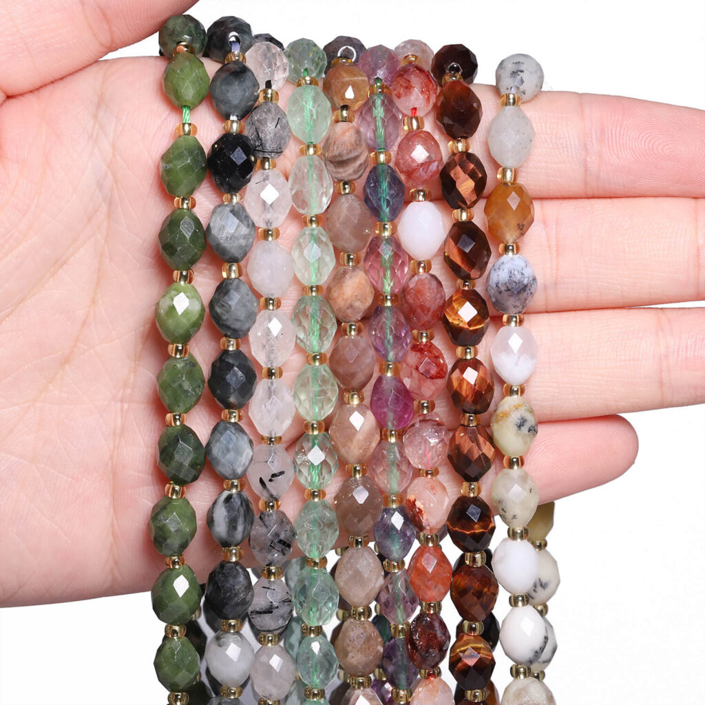 Natural Assorted Beads for Jewelry Making Bulk