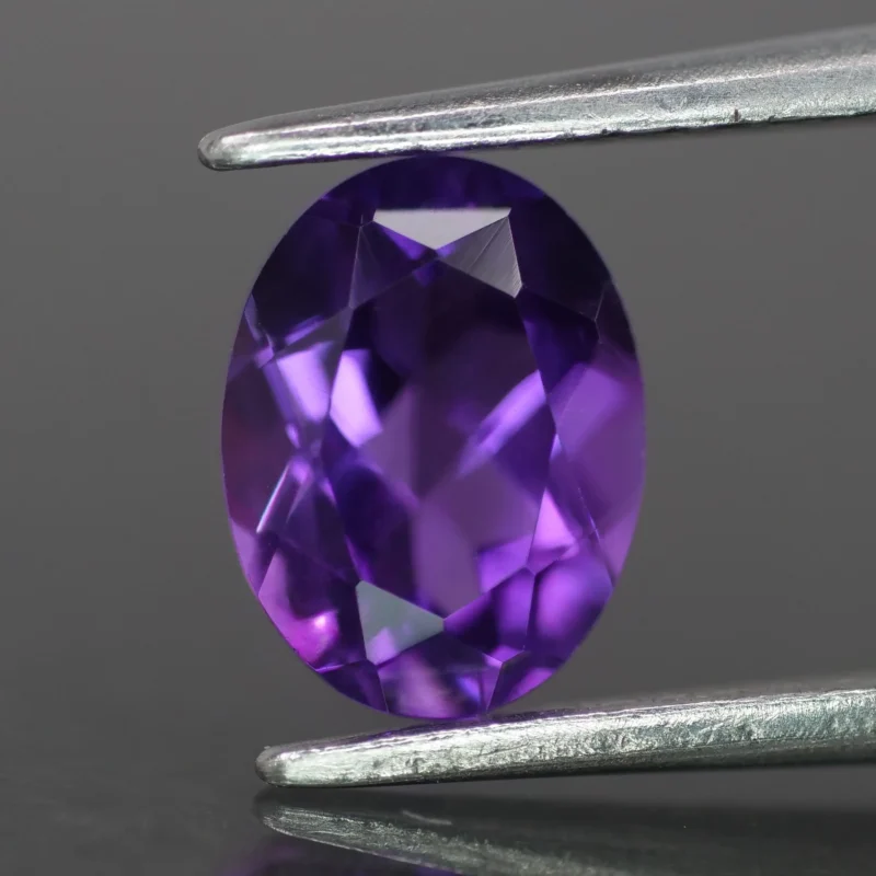Natural Birthstone Amethyst Oval Cut