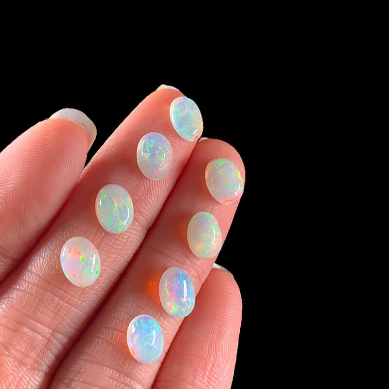 Alternative view of Natural Polished Oval Opal Stone