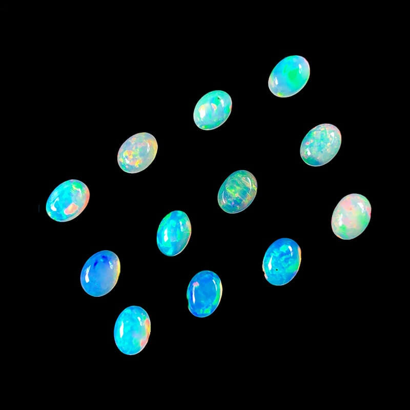 Natural Polished Oval Opal Stone 4