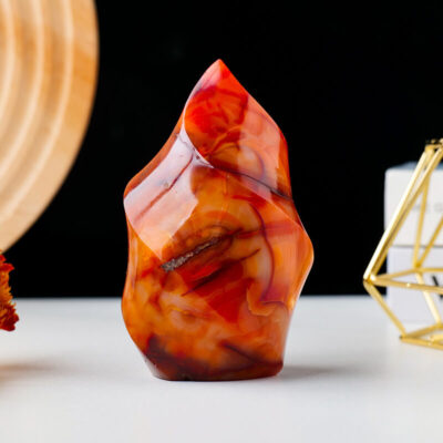 Natural Red Agate Torch Carvings Wholesale 2