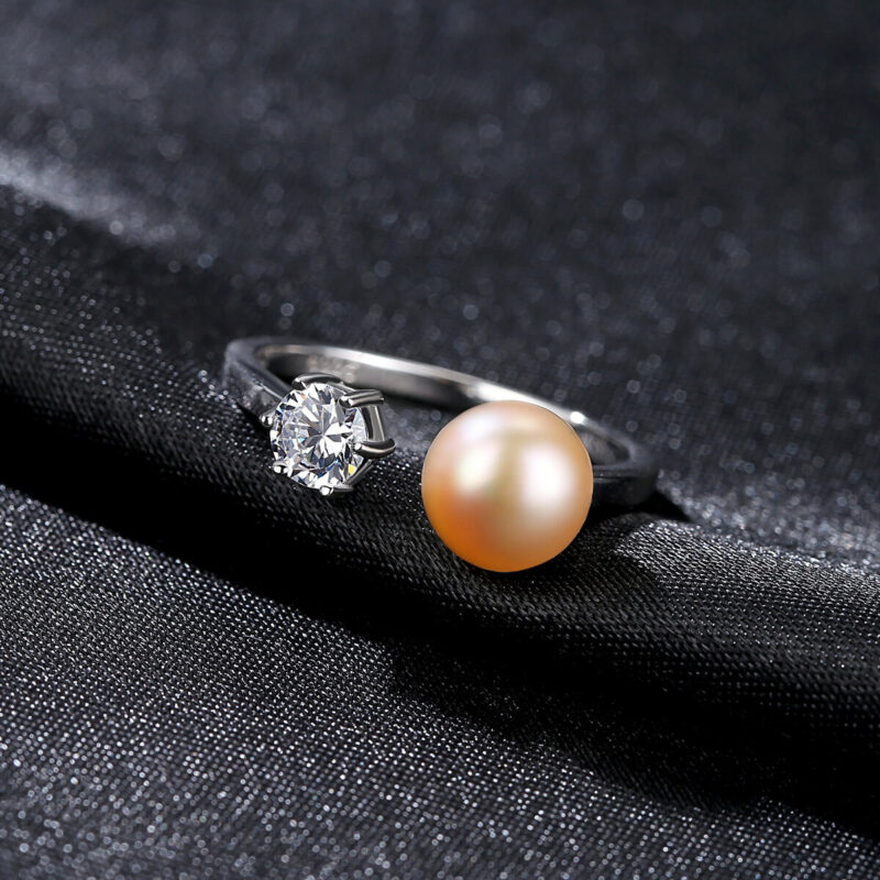 Niche Adjustable Freshwater Pearl Rings Sterling Silver 7