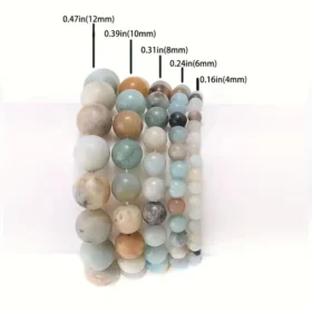 Round Sea Sediment Jasper Beads Marble Emperor Stone 10