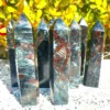 Single Point Astrophyllite Obelisk Tower Bulk
